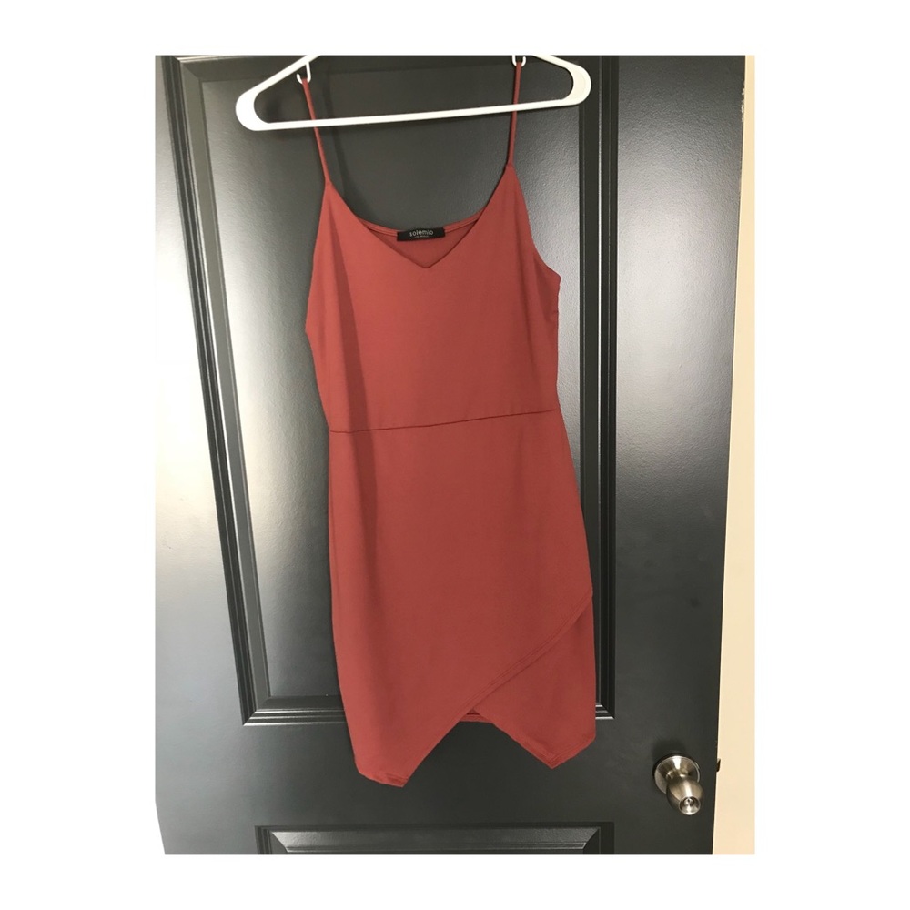 Burnt orange dress